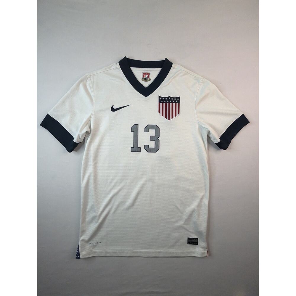 NIKE USWNT 2013 CENTENNIAL HOME #13 ALEX MORGAN SOCCER JERSEY S